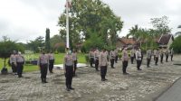 Puluhan Personel Polres Tulang Bawang yang disiagakan