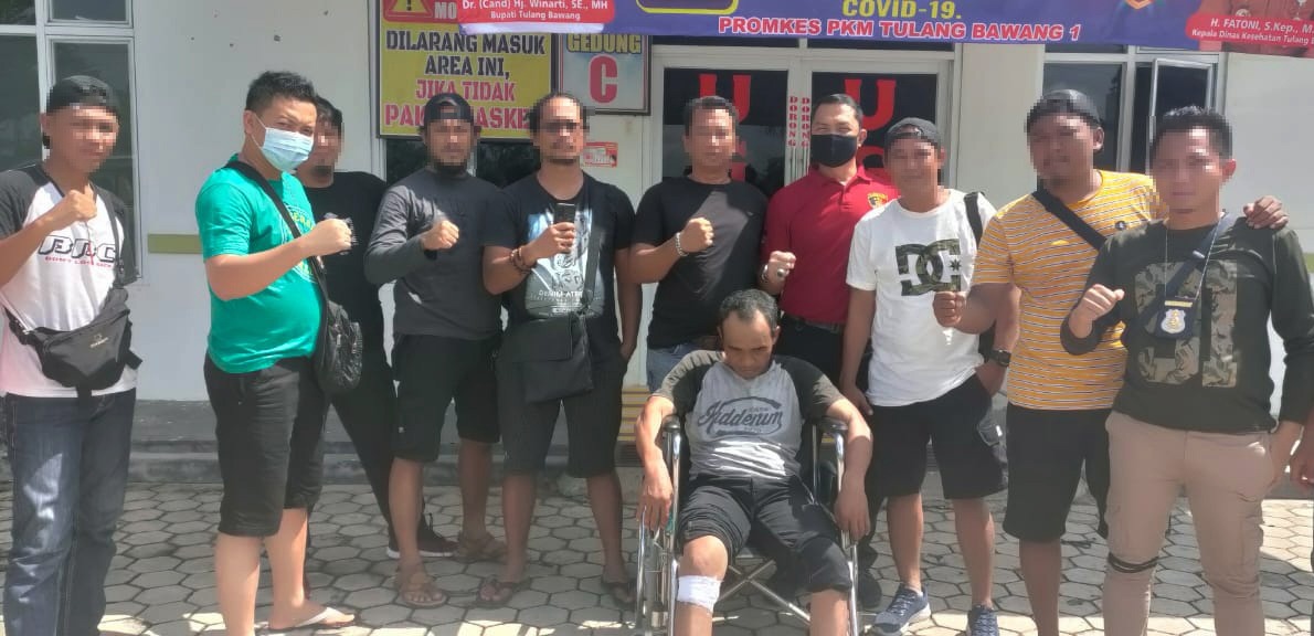 Terduga pelaku curanmor berinisial AR als IJ (44), yang mendapat hadiah dari petugas